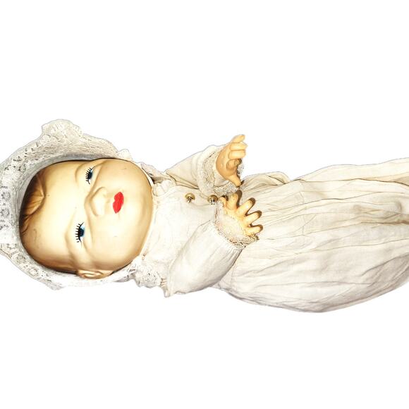 13" Adorable Snugable Vintage Bye Lo Reproduction Artisan Baby Doll - Picture 3 of 12